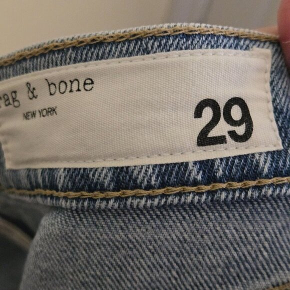 Rag & Bone Wren High Rise Slim Jeans Porter Size 29 - Picture 9 of 11